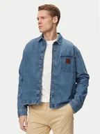 Koszule męskie - Guess Jeans Koszula jeansowa M6GH51 D5M5V Niebieski Oversize - miniaturka - grafika 1