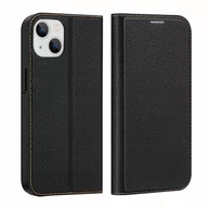 Etui i futerały do telefonów - Dux Ducis Skin X2 etui do iPhone 14 Plus pokrowiec z magnetyczną klapką czarny - miniaturka - grafika 1