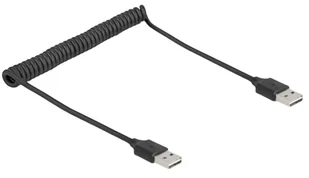 DeLOCK 90124 kabel USB USB 2.0 0,8 m USB A Czarny - Kable USB - miniaturka - grafika 1