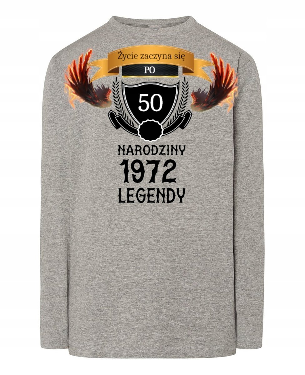 Longsleeve Urodzinowy Narodziny Legendy Rozm.XXL