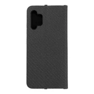 Etui i futerały do telefonów - Forcell Kabura LUNA Book Carbon do SAMSUNG Galaxy A32 LTE ( 4G ) czarny - miniaturka - grafika 1