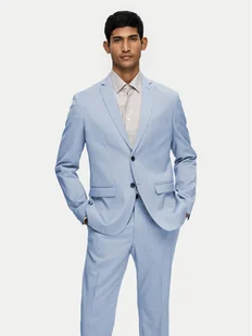 Selected Homme Marynarka 16092418 Błękitny Slim Fit - Garnitury - miniaturka - grafika 1