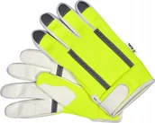 Rękawice robocze - Yato Rękawice ochronne robocze Odblaskowe r.10 - miniaturka - grafika 1