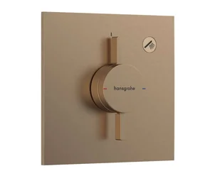 Hansgrohe DuoTurn E - Bateria prysznicowa podtynkowa, brąz szczotkowany 75617140 - Baterie wannowe i prysznicowe - miniaturka - grafika 1