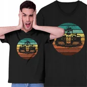 Koszulki męskie - Koszulka Formula 1 Wyścigi Motoryzacja Formuła 1 Rajd F1 Bolid Retro - miniaturka - grafika 1