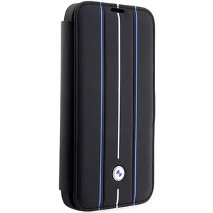 Etui BMW BMBKP14X22RVSK do Apple iPhone 14 Pro Max 6,7" bookcase Leather Stamp Blue Lines - Etui i futerały do telefonów - miniaturka - grafika 1