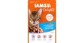 Mokra karma dla kotów - Iams Cat Adult All Breeds Tuna & Herring In Jelly 85g - miniaturka - grafika 1