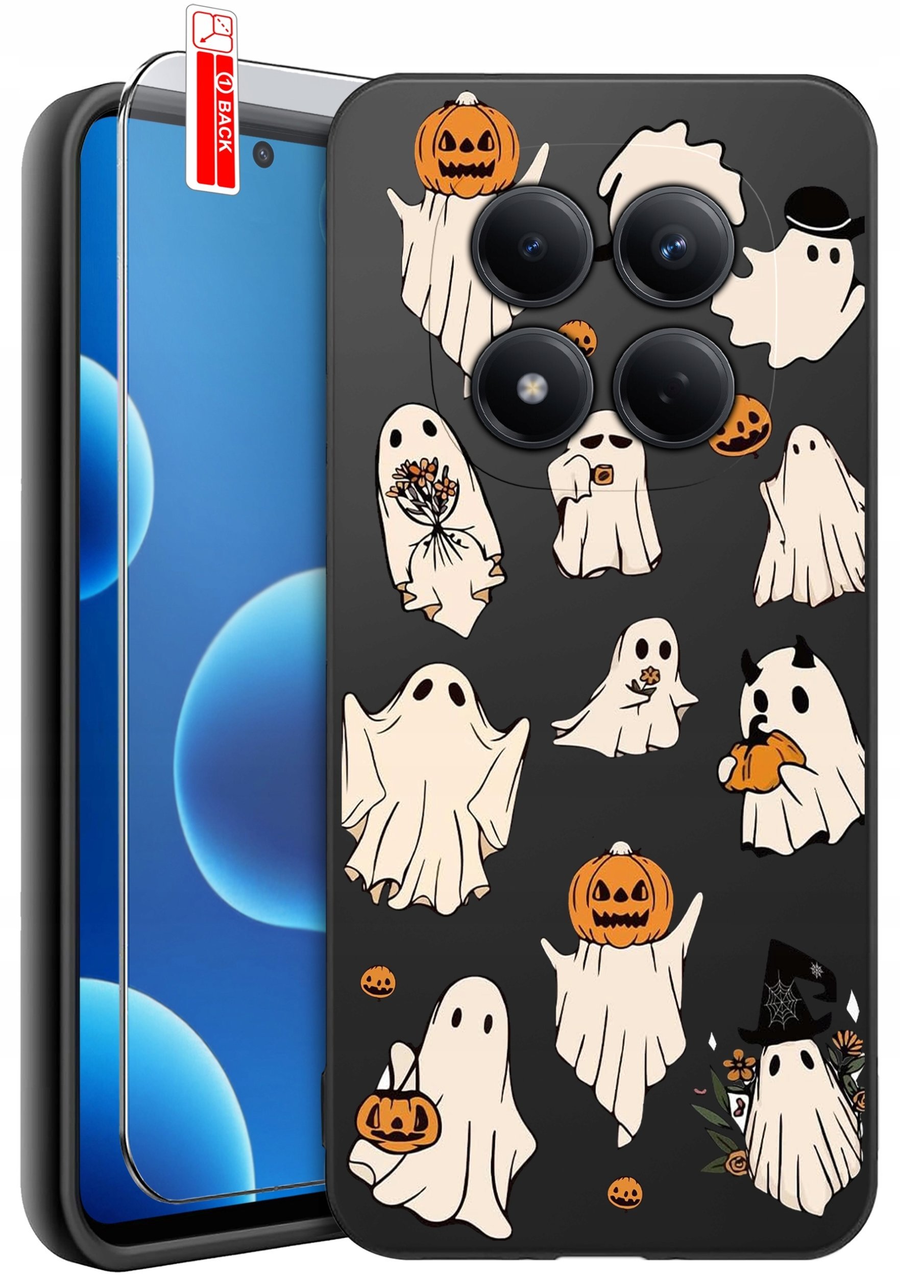 krainaGSM ETUI do Xiaomi Redmi Note 15 Pro 4G WZORY SILIKONOWE MATT CASE + SZKŁO