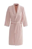 Szlafroki damskie - Damski szlafrok FREYA + ręczniki + pudełko XL Różowy - miniaturka - grafika 1