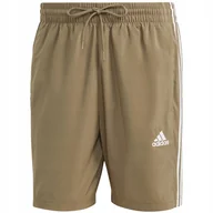 Spodenki męskie - Spodenki męskie adidas Aeroready Essentials Chelsea 3-Stripes khaki IC1488 - miniaturka - grafika 1