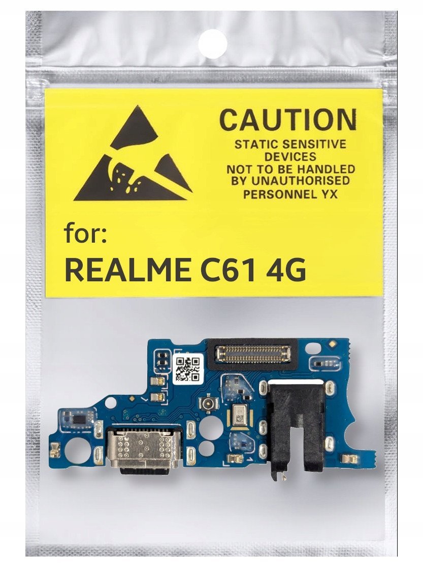 ORYGINAŁ PŁYTKA GNIAZDO ŁADOWANIA USB ZŁĄCZE DO REALME C61 4G RMX3939 5904858345915
