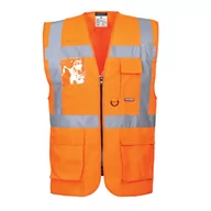 Odzież robocza - Portwest kamizelka OSTRZEGAWCZA EXECUTIVE JEDNOKOLOROWA S476 KAT_27 S476 - miniaturka - grafika 1