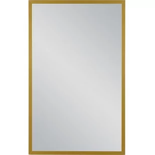 Lustro łazienkowe prostokątne 50x80 cm złota rama - Lustra - miniaturka - grafika 1