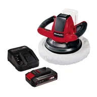 Szlifierki i polerki - Polerka EINHELL CE-CB 18/254 Li-Solo 2093301 + Akumulator EINHELL 4512097 2.5 Ah 18V + Ładowarka - miniaturka - grafika 1