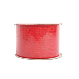 wstążka czerwona gładka 6,5 cm x 10 m - Ozdoby bożonarodzeniowe - miniaturka - grafika 1