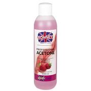 Zmywacze i cleanery do paznokci - ronney RONNEY Professional ACETONE Strawberry 570 ml Truskawka (różowy) - miniaturka - grafika 1