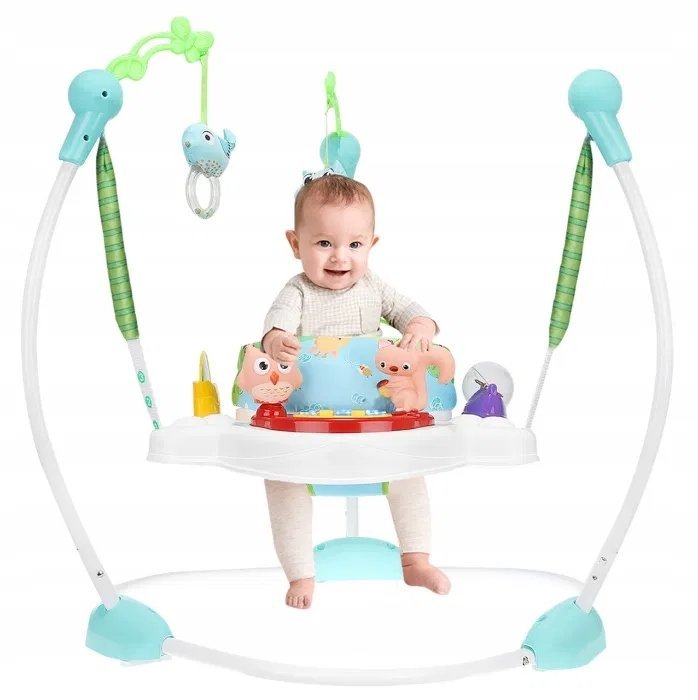 Interaktywny Skoczek Chodzik dla Dzieci Obrotowy