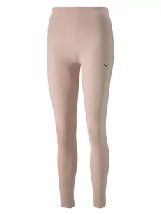Puma Legginsy sportowe "Studio Foundation" w kolorze beżowym - Spodnie sportowe damskie - miniaturka - grafika 1