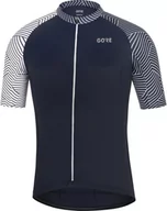 Koszulki rowerowe - Gore wear WEAR C5 Optiline Koszulka rowerowa z zamkiem błyskawicznym Mężczyźni, orbit blue/white L 2020 Koszulki kolarskie 100164AU0105 - miniaturka - grafika 1