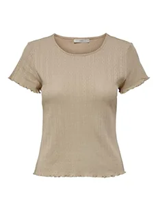 ONLY ONLCARLOTTA S/S JRS NOOS Top, Humus, M, Humus, M - Koszulki i topy damskie - miniaturka - grafika 1