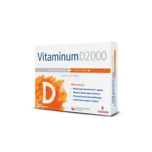 Colfarm Vitaminum D2000 30 szt. - Witaminy i minerały - miniaturka - grafika 1