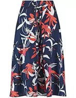 Spódnice - Gerry Weber Spódnica damska, Niebieski/czerwony/pomarańczowy nadruk, 34 - miniaturka - grafika 1