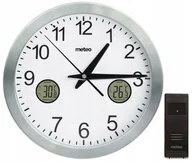 Stacje pogodowe - Zegar Ścienny Z Termometrem Meteo ZP31 Duża Tarcza - miniaturka - grafika 1