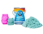 Zabawki kreatywne - Ultra Piasek 150g turkusowy + foremka Tygrysek - EPEE - miniaturka - grafika 1