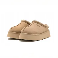 Botki damskie - UGG Tazz II Slipper Mustard Seed Kapcie Beżowe 1122553-MDSD rozmiar 39 - miniaturka - grafika 1