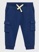Spodnie i spodenki dla dziewczynek - Guess Spodnie dresowe N3GQ11 KA6R0 Niebieski Relaxed Fit - miniaturka - grafika 1