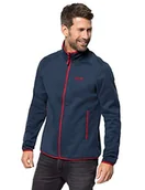 Kurtki męskie - Jack Wolfskin Męska kurtka polarowa Hydro fioletowy Dark Indigo 2 1707711 - miniaturka - grafika 1