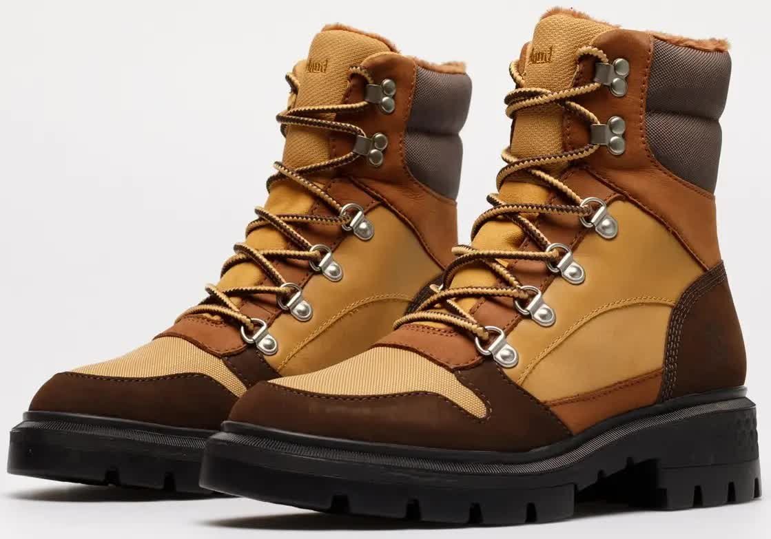 TIMBERLAND buty damskie trzewiki skórzane botki ocieplane r. 37,5 24 cm