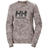 Bluzy sportowe damskie - Bluza sportowa damska Helly Hansen Hh Logo Crew Sweat Graphic 2 - miniaturka - grafika 1