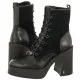 Botki damskie - Botki Czarne B9215-E50-H20-000-G33 (CI744-a) Carinii - miniaturka - grafika 1