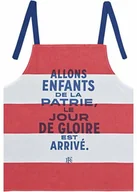 Ściereczki, gąbki, czyściki - Le Jacquard Fran ais Fartuch kuchenny dziecięcy Elys e Patrie Czerwony - miniaturka - grafika 1