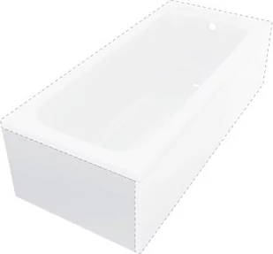Deante Pl Obudowa Do Wanny Prizma 180 Cm - Pl Krótki Bok KTJK018O - Wanny - miniaturka - grafika 1