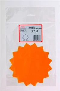 WZ Eurocopert sp. z o.o. WZ Eurocopert sp z o.o GWIAZDKI DUŻE FLUORESCENCYJNE WZ-48 PAKIET 12SZT zakupy dla domu i biura WZ 48 - Notesy i bloczki - miniaturka - grafika 1