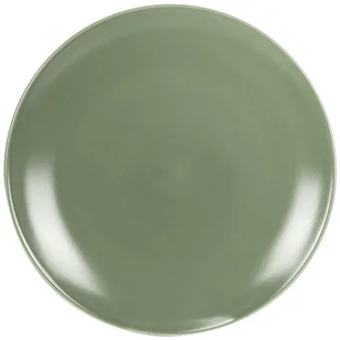 Talerz obiadowy płaski płytki ceramiczny duży zielony alfa 27 cm kod: O-128480  - Pozostałe akcesoria kuchenne - miniaturka - grafika 1