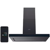 Okapy kuchenne - Haier HATS9CBS4BWIFI Czarny mat - miniaturka - grafika 1