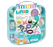 Przybory szkolne - MAKE IT REAL Duży zestaw do tworzenia dekoracji i biżuterii LinXo, zabawka kreatywna - miniaturka - grafika 1
