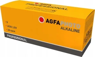Verbatim AgfaPhoto Batterie Alkaline Professional -D Mono 10St. - Baterie i akcesoria - miniaturka - grafika 1