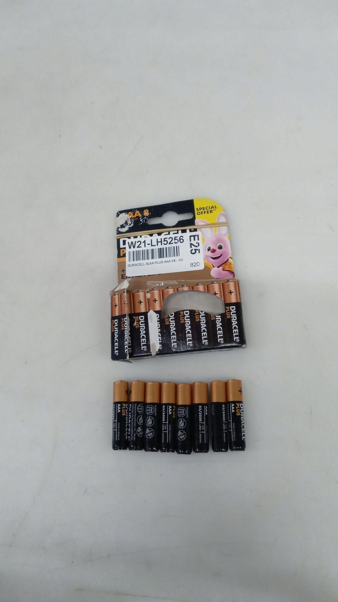 Duracell Batteri Duracell Plus Power AAA alkaline 8stk/pak