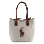 Torebki damskie - POLO RALPH LAUREN Bellport Shopper Bag 51 cm beżowy - miniaturka - grafika 1