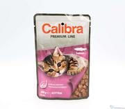 Mokra karma dla kotów - CALIBRA Cat Premium Kitten Salmon 100g - miniaturka - grafika 1