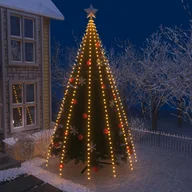 Oświetlenie świąteczne - vidaXL Połączone lampki choinkowe, siatka 500 LED, IP44, 500 cm - miniaturka - grafika 1