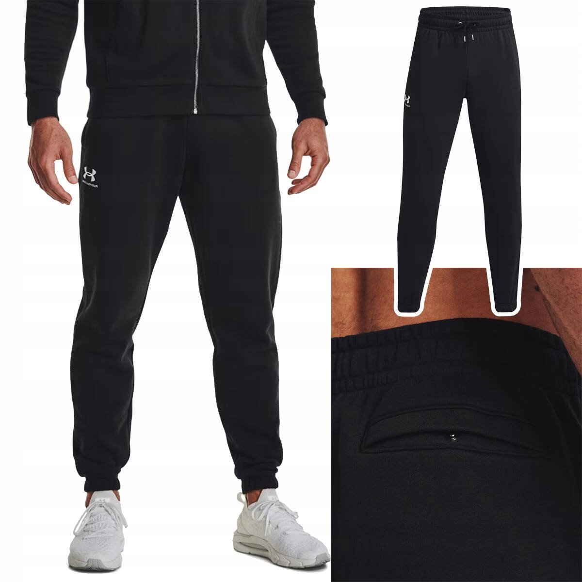 Spodnie Dresowe Bawełniane Męskie Under Armour Jogger 1373882 R. Xxxl
