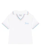 Koszulki i topy damskie - Juicy Couture Polo JCWCT225355 Biały Regular Fit - miniaturka - grafika 1