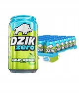 Napoje gazowane - DZIK BEZKOFEINOWY ZERO KALORII APPLE SOUR 330 ML - 1szt - miniaturka - grafika 1