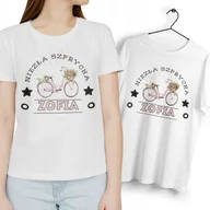 Koszulki i topy damskie - Dla Zofii T-Shirt koszulka biała Na Prezent z Dowolnym Nadrukiem Zdjęciem - miniaturka - grafika 1