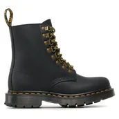 Glany damskie - Glany Dr. Martens 1460 Pascal 27007001 Czarny - miniaturka - grafika 1
